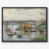 Claude Monet - Bridge at Argenteuil on a Gray Day - Poster
